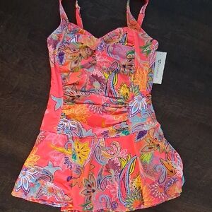 Vibrant Floral One Piece Swimsuit